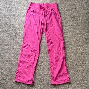 Hot Pink Lululemon Dance Studio Pants
Midrise, wideleg
*color not sold anymore